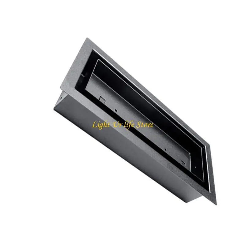 

63HA 4x10 Foot Metal Floor Outlet Powder Varnished Finish Resists Oxidation Smooth Appearance