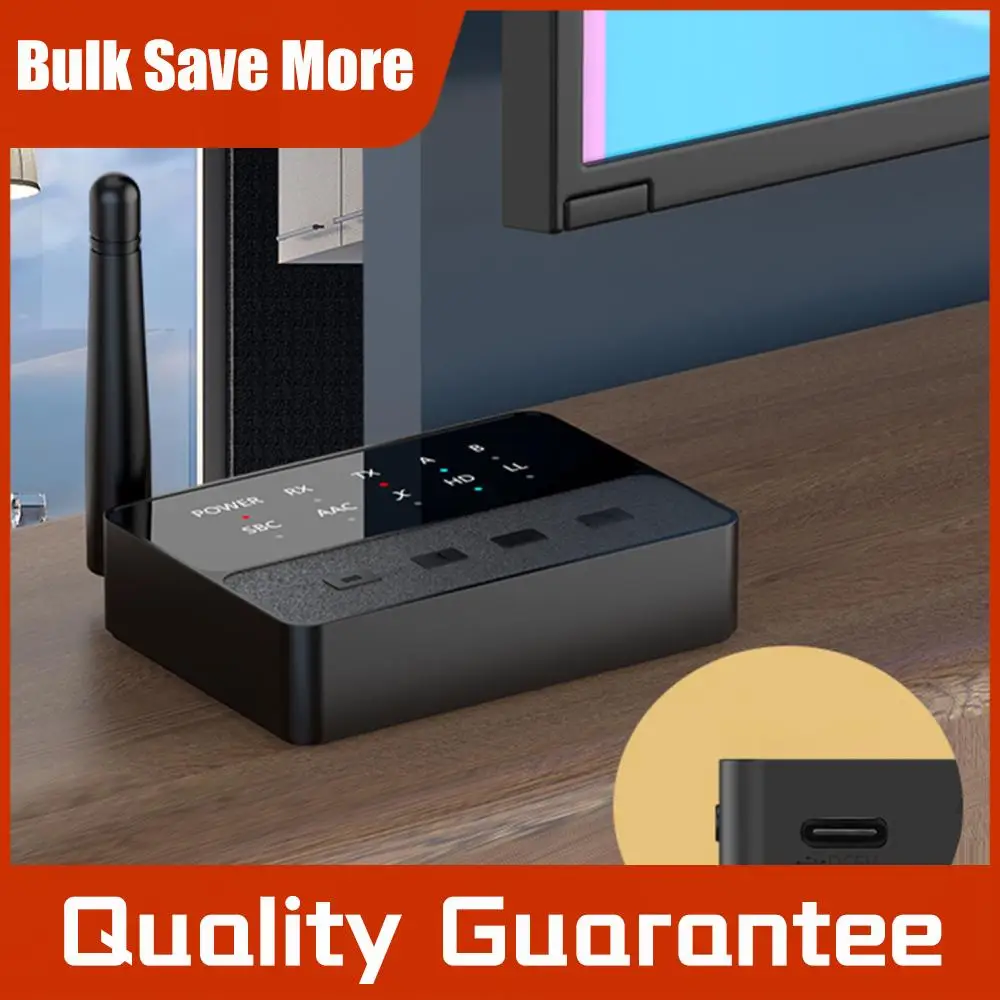 

Bluetooth-совместимый беспроводной стереоприемник-передатчик 5.3, 2-в-1, HIFI стереоадаптер, музыкальный стереоадаптер для телевизора, автомобильных колонок