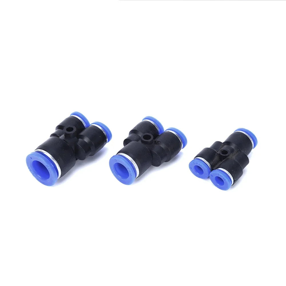 Pneumatische Fittingen PY Reduceerconnector 4-16mm OD Slang Plastic Push In Snelkoppeling Luchtfitting Sanitair Y-vorm 