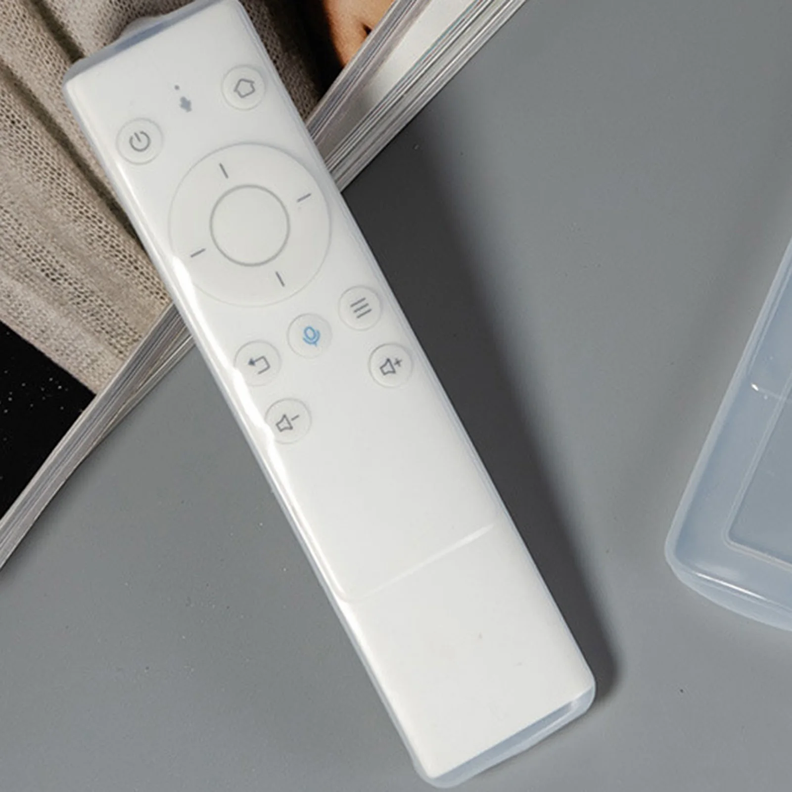 Transparent Silicone Smart TV Remote Cover for Shockproof Dustproof Waterproof Protective Case Universal Fit view 5
