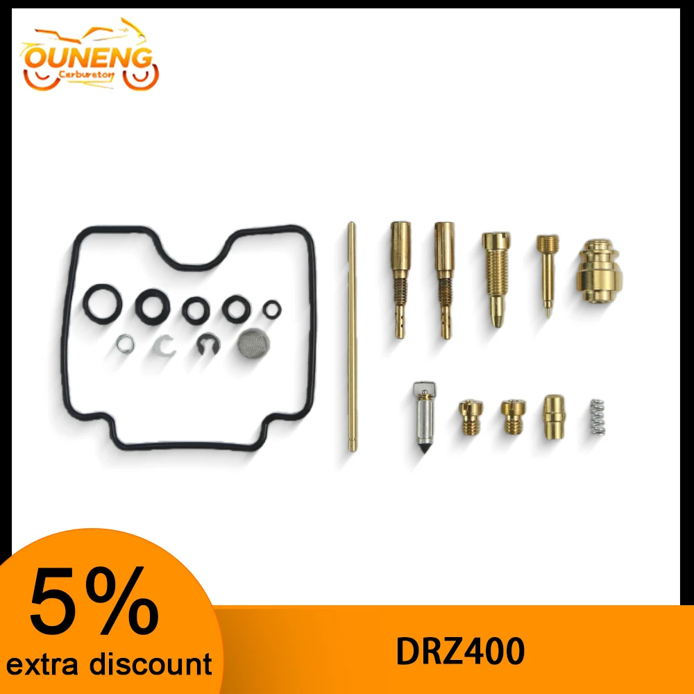 Carburetor Repair Kit For Suzuki DRZ400 DRZ400E DRZ400S DRZ400SM Kawasaki KLX400SR Motorcycle