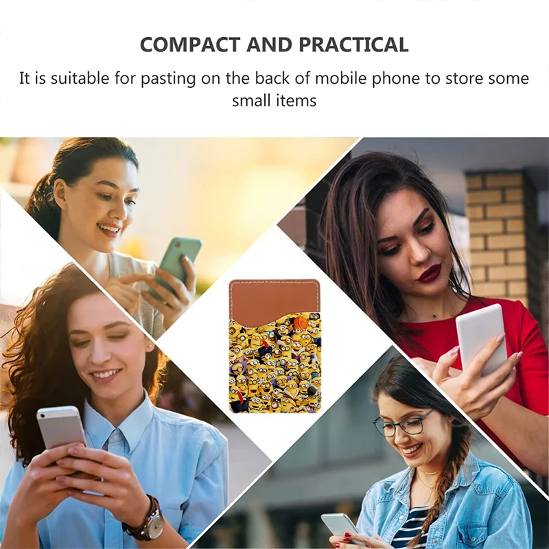 Phone Wallet Case MIKKO Mobile Phone Credit ID Card Holder Pocket Self-Adhesive Sticker Card Cover Card Bag Kawaii Gift 2026 view 3