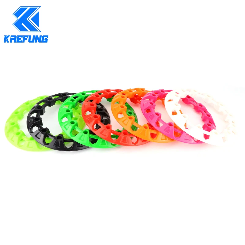 4pcs 7-inch ATV Wheel Trim Hub Protection Decor Rim Cap Universal Vehicle All Terrain wheel Plastic Cover fit to 7inch tires