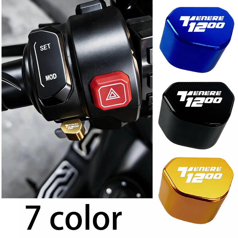 

For yamaha Super Tenere tenere1200 Tenere 1200 XT1200Z Mototcycle CNC Switch Button Turn Signal Switch Key cap Accessories