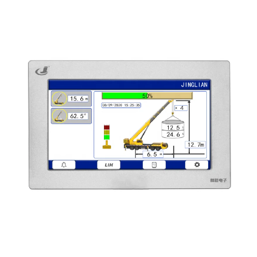 Landscape Touch Screen Load Moment Indicator(lmi)/safe Load Indicator(sli) with Length&angle Sensor 35m boom length