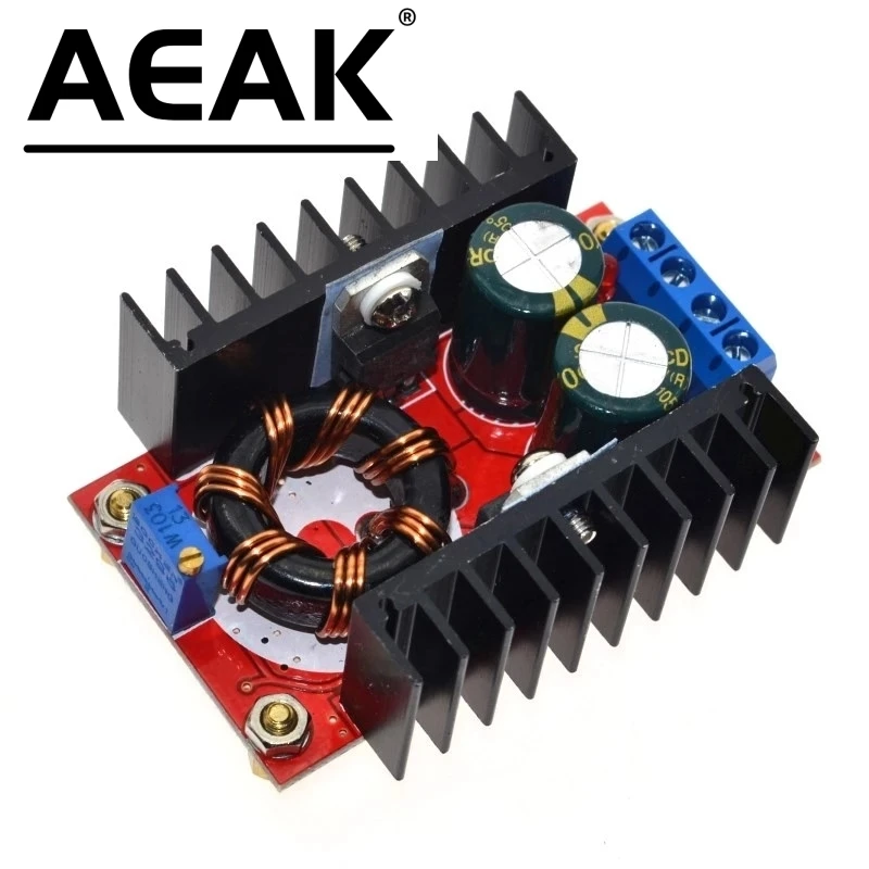 AEAK 300W 20A DC-DC Buck Converter Step Down Module 150W Boost Converter 300W 9A 300W  DC 400W 15A Step-up Boost Converter 100W