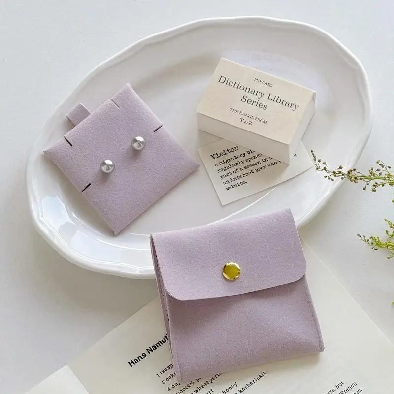Mikrofaser-Samt-Schmuckbeutel in Großpackung, Mehrfarbige Beutel für Ohrringe, Halsketten, Hochzeits- und Event-Souvenirs, Geschenke – Detail 10