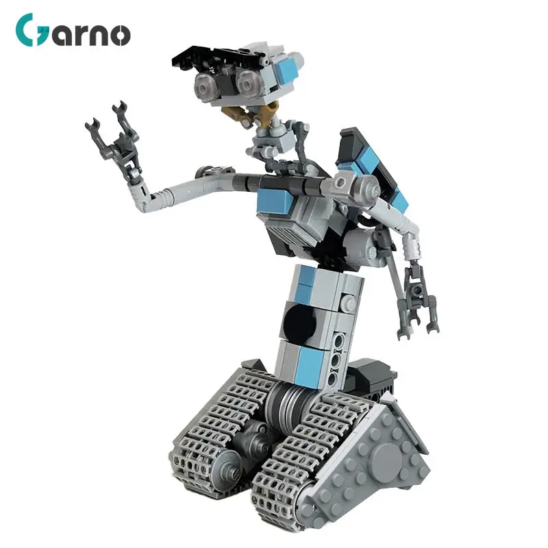 MOC Johnnyed 5 Movie Shorted-Circuits Military Emotional Robot Building Block Set for Astroed Robots Model Brick Toy KIds Gift