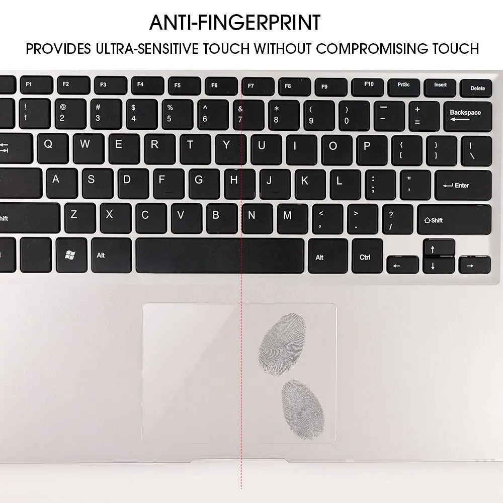 Clear Trackpad Protective Film Ultra Thin No Fingerprint Touch Bar Skin for MacBook Air Pro/13 14 15 16 M1 M2 M3 M4