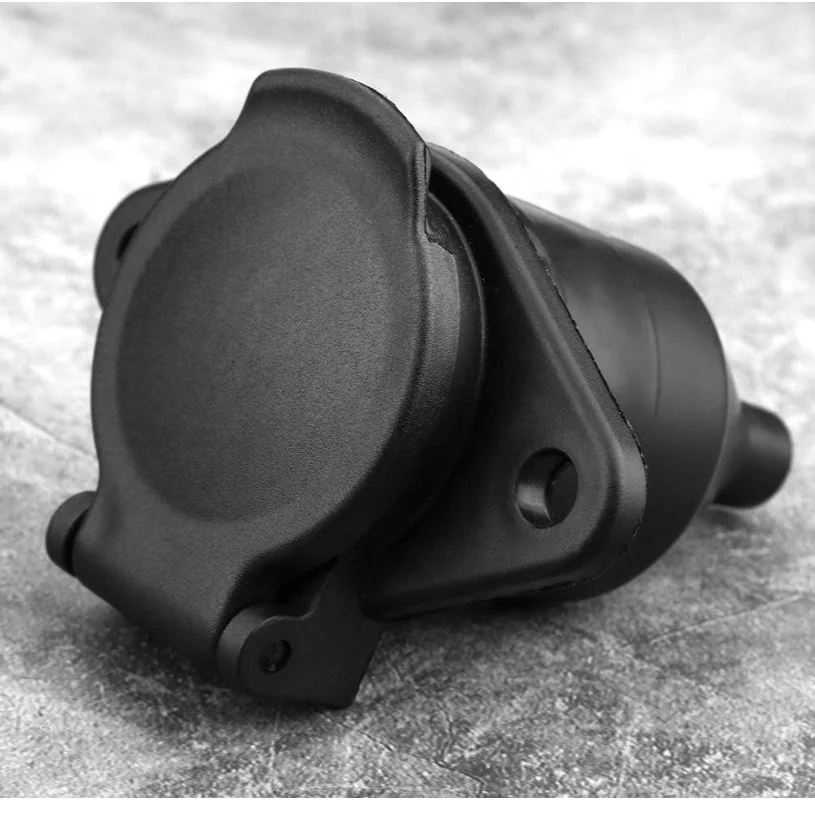 24V 7-Pin Blade Trailer Socket RV Adapter Connector