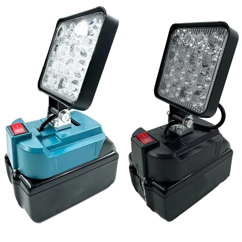 

16 бусин светодиодный рабочий свет прожектор портативная лампа ручной фонарь для Makita 14,4 В 18 В литий-ионный аккумулятор беспроводной светодиодный фонарик