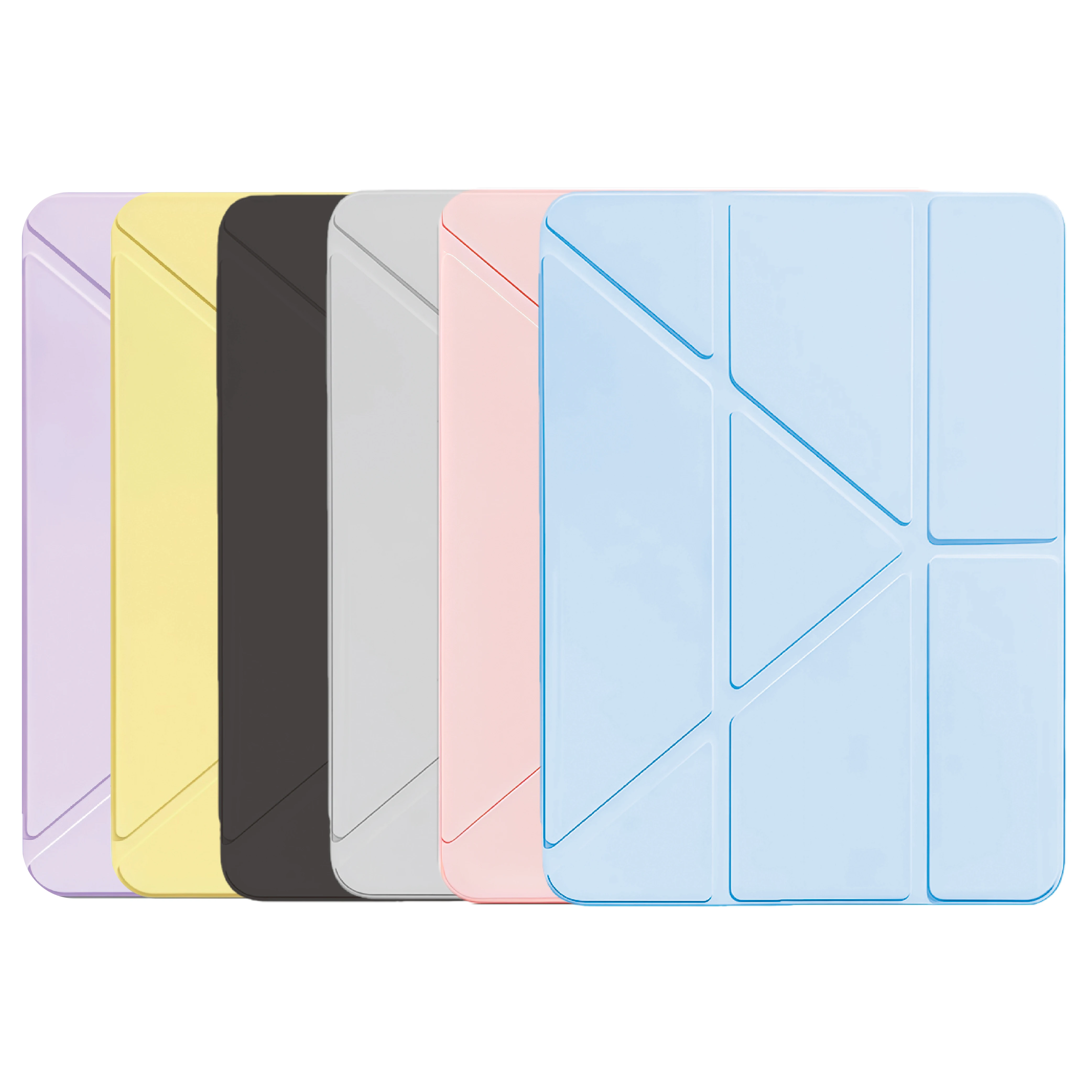 Acrylic Foldable Lightweight Case for Ipad 10th 11th Gen A16 11 Inch 2025 Foldable Lightweight Stand 3+Y-shaped Fold Stand Cover