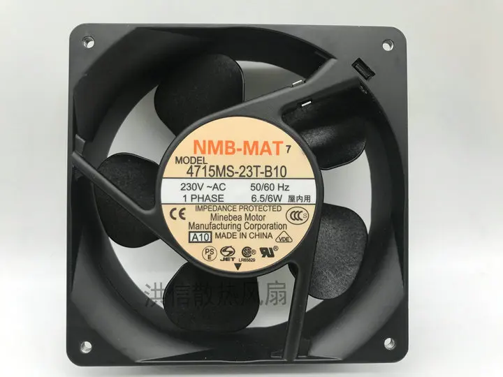 

Freight free new original NMB 12038 4715MS-23T-B10 230V 6.5W/6W axial flow fan