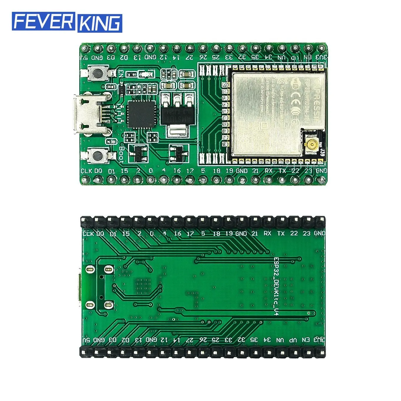 Papan pengembangan WIFI ESP32-DevKitC ESP-WROOM-32U ESP-WROOM-32D + Bluetooth IoT NodeMCU-32 ESP32