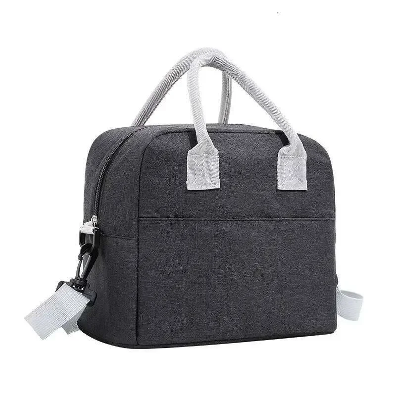

2026 Portable Lunch Bag Cooler Tote Hangbag Picnic Insulated Box Canvas Thermal Food Container Men Women Kids Travel Lunchbox