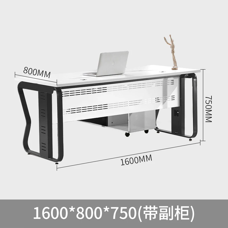 For Modern Light Luxury Executive Office Desk and Chair Set Simple General Manager President Big Desk Furniture Atmosphere