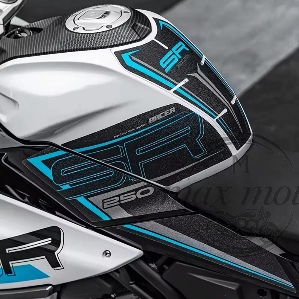 Motorcycle Accessories For CFMOTO 250SR/300SR 2023 Gas Tank Pad Anti Slip Decoration Of Bike Fuel Tank Protection Stickers