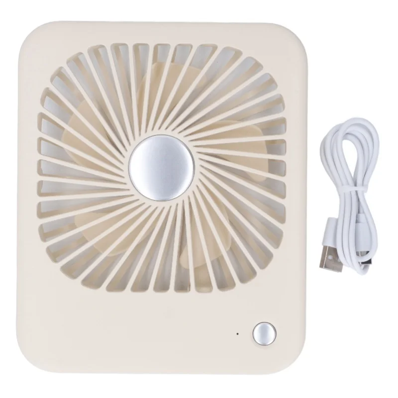 USB Desk Fan, Multifunctional, Minimalist Style, 3 Speed Adjustable, Strong Wind, Small Table Fan  Home, Camping Bedroom, Office