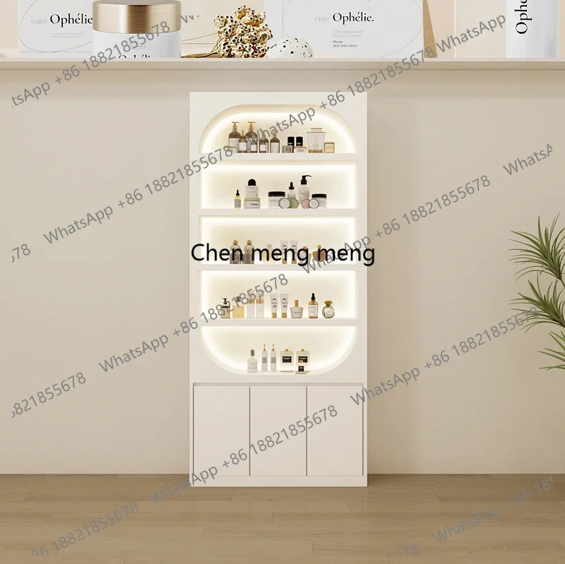 Cosmetics display cabinet Beauty salon product rack Skin care product display cabinet Special cabinet for makeup
