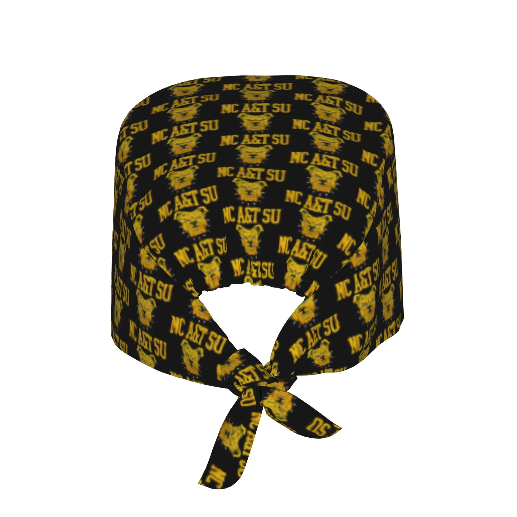 NC A&T HBCU Fraternity Aggies Bulldog  Scrubs Cap Surgical Hats Men Women  Operating Room Cap Operator Hats Lab Works Hat