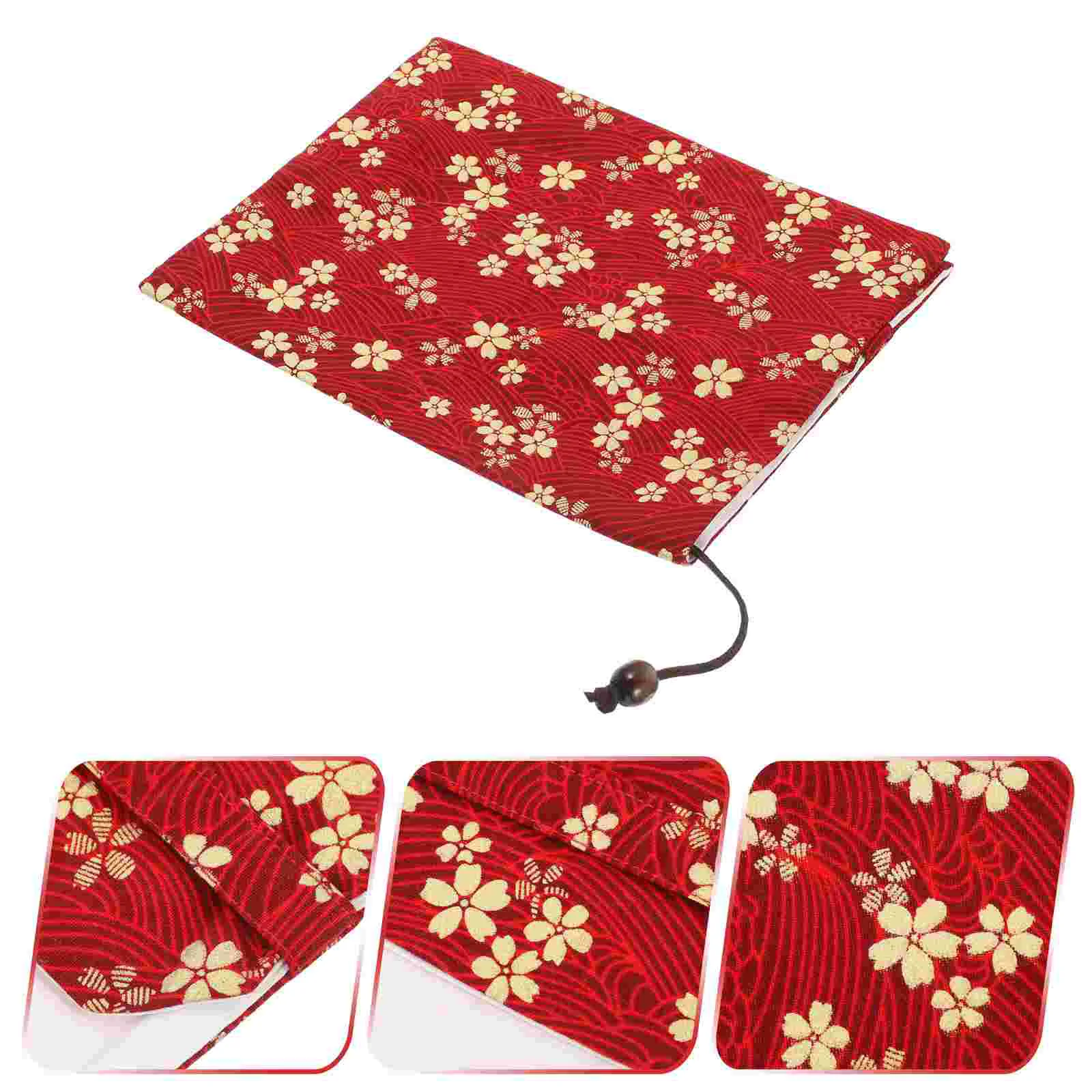 Book Cover Cloth Sleeve Hand-made Protector Protective Decorate Skin for Student Fabric