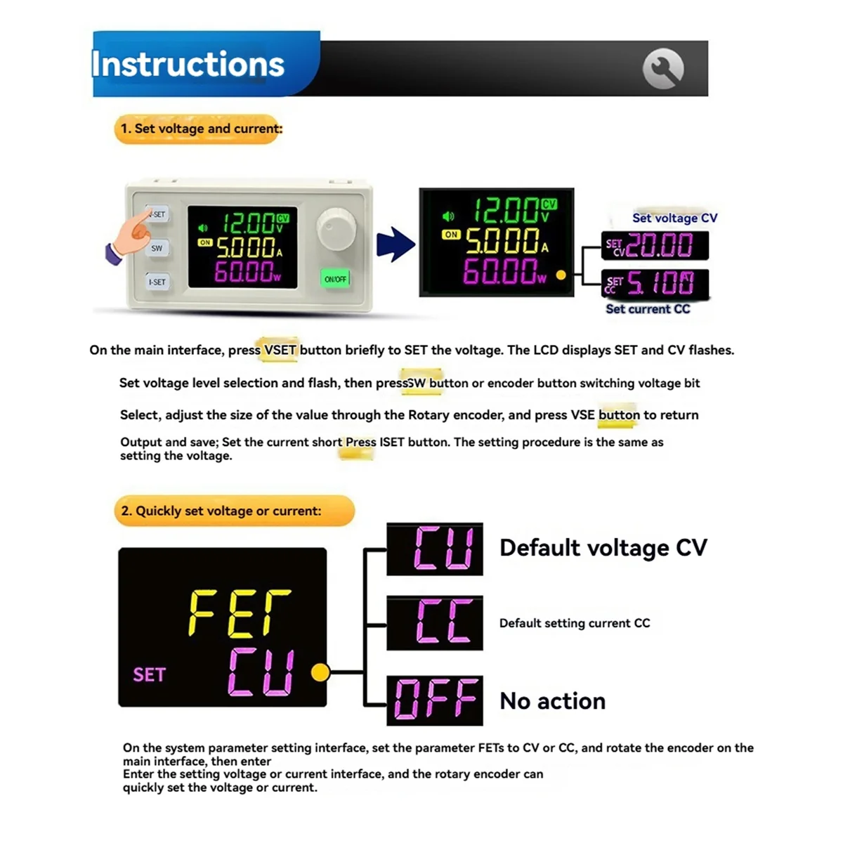 【Hot&Price】SK150X DC Adjustable Voltage Regulated Power Supply 7A 150W Constant Voltage Constant Current Solar Charging Module