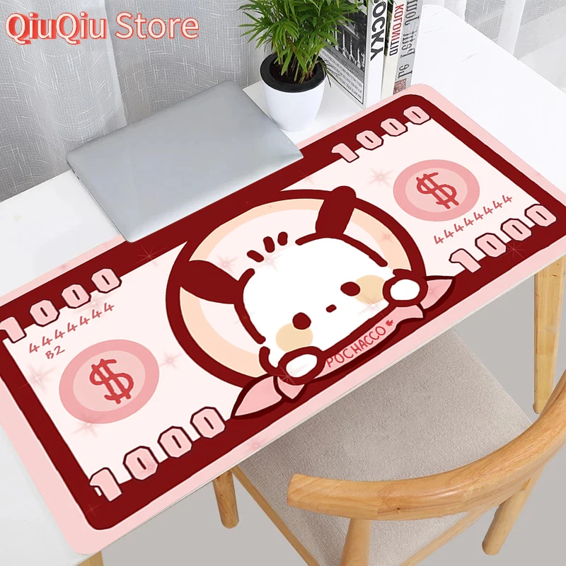 

Коврик для мыши Pochacco, ковер с HD принтом, игровые аксессуары Gabinete Gamer, коврик для ПК, компьютерного стола, нескользящий коврик для клавиатуры, коврик для мыши для планшета