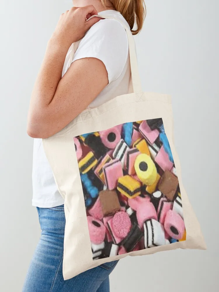 

liquorice allsorts Tote Bag foldable reusable bag Reusable bags Shopper bag luxury women