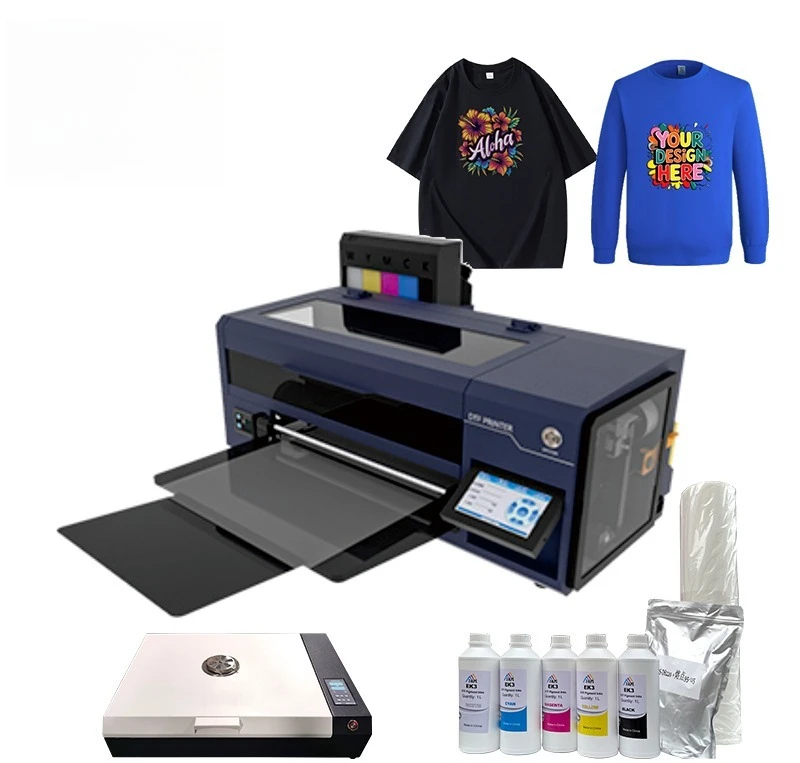 A3 DTF Printer Pigment Printer Machine DTF Printing Customizable T-shirt Heat Press