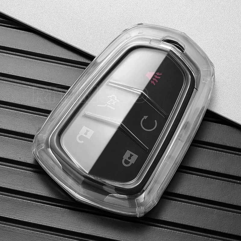 Car Remote Key Shell Case Cover for Cadillac ATS CT6 CTS DTS XT5 Escalade ESV SRX STS XTS ELR 2014 - 2018 Key Holder Accessories