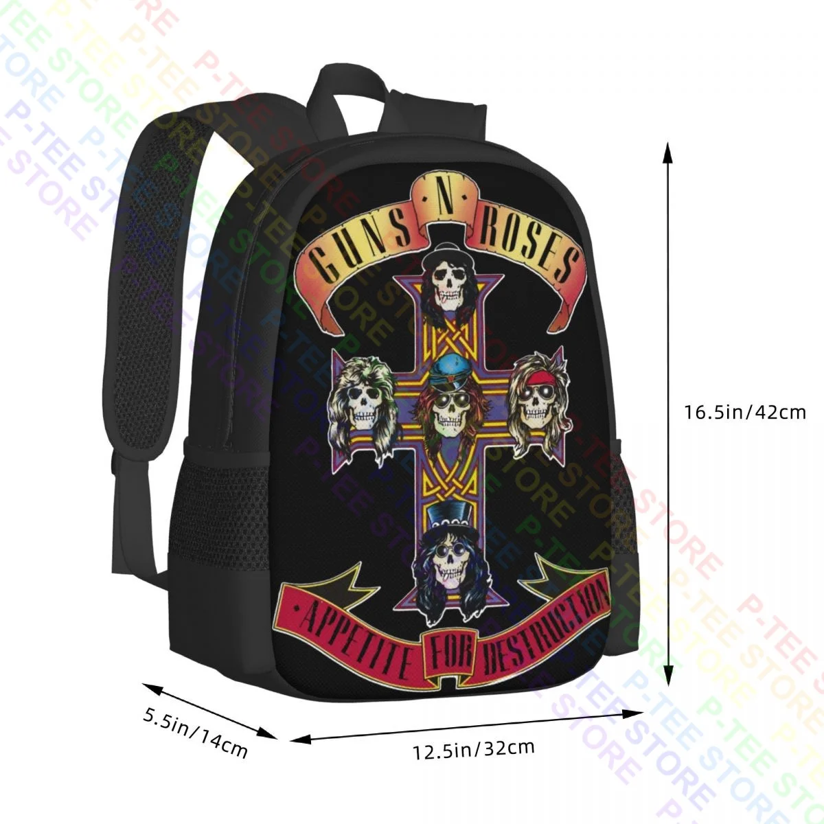 Guns N Roses Appetite For Destruction P-741Backpack Large Capacity Training Sports Bag