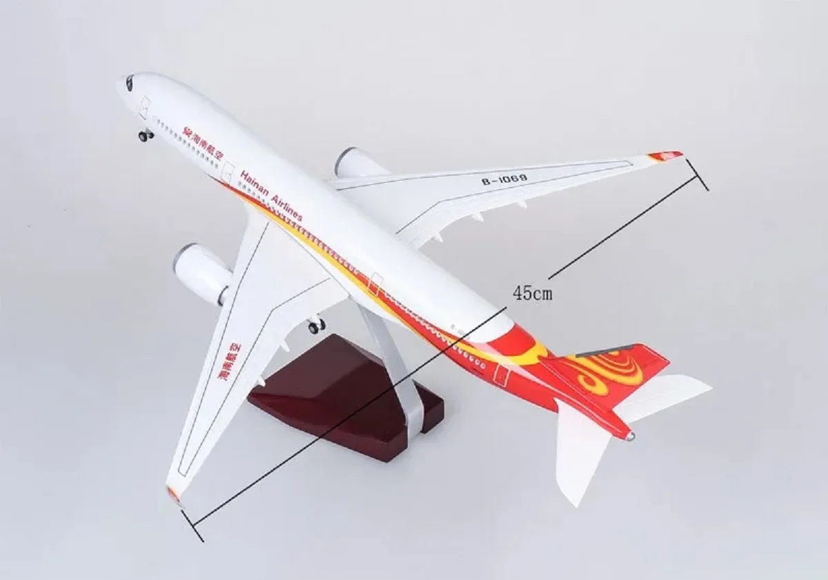 模型飛行機 47 センチメートル 1/142 スケール A350 海南中国航空模型飛行機子供のおもちゃ航空機モデルコレクションやギフト用