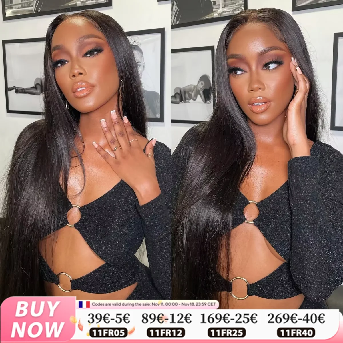 13x4 HD Transparent Lace Front Wig Brazilian Pre Plucked With Baby Hair 13x6 Bone Straight Lace Frontal Human Hair Wig For Women