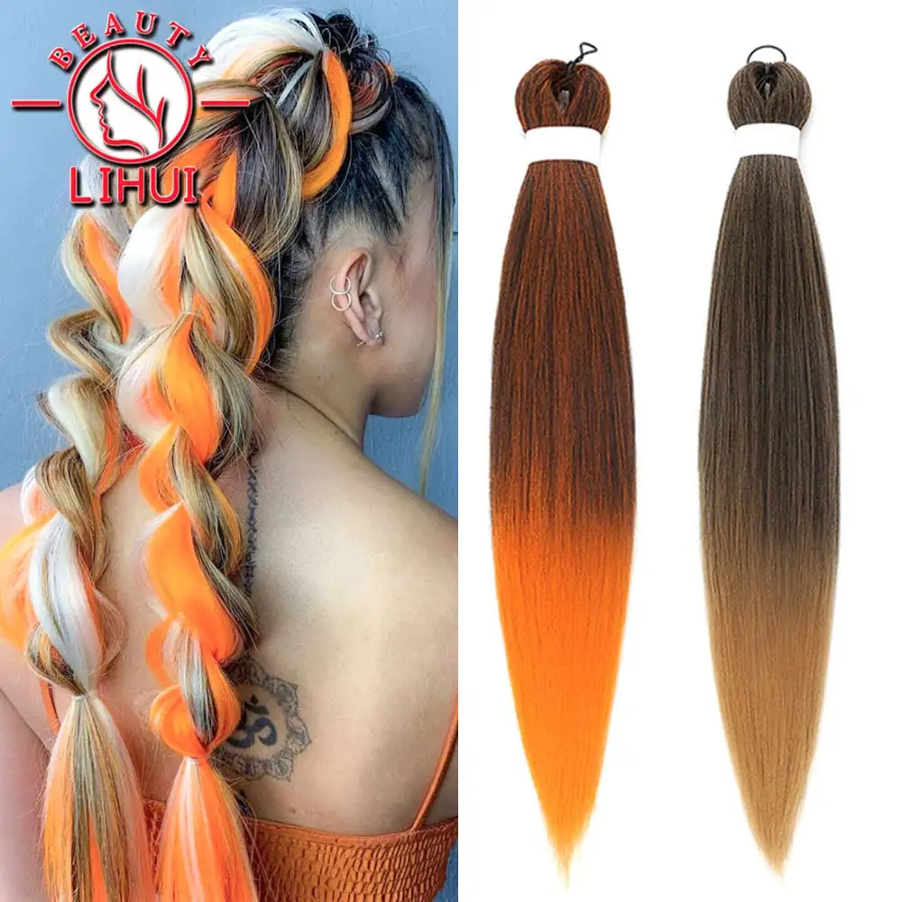 Braiding Hair Pre-stretched  Kanekalon Hair for Afro Crochet Braids Synthetic Hair Extension 26 Inch Twist Jumbo Braiding Hair