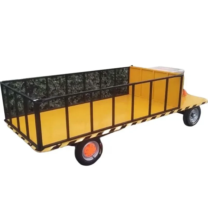 

Electric flatbed truck, four-wheel handling, four-wheel pulling pallet, four-wheel flat plate, length 1.5m
