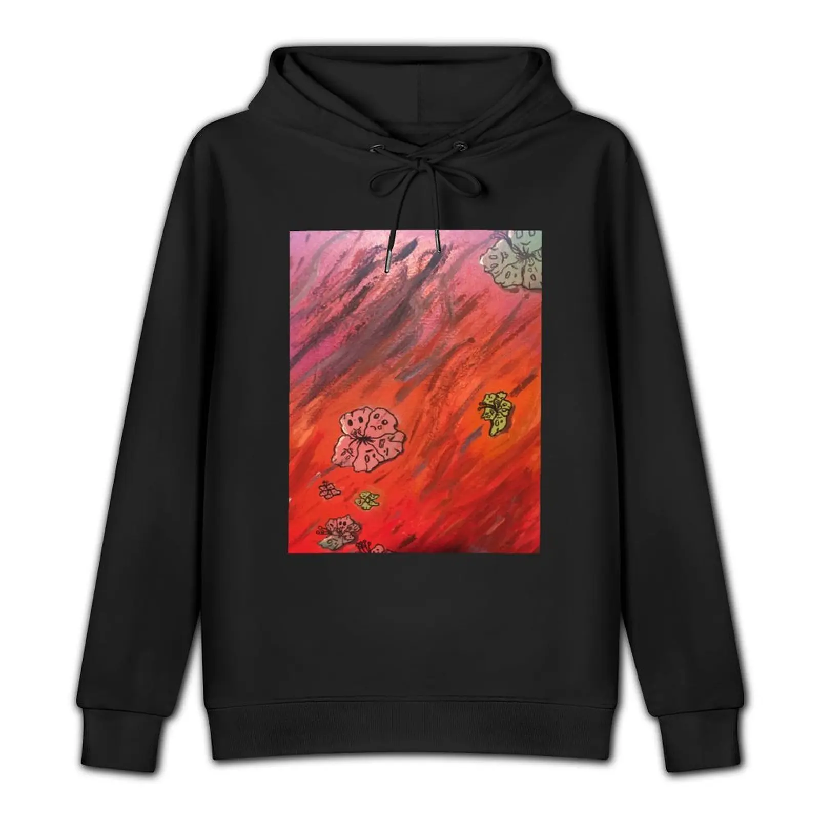 Mood Swing Hibiscus Pullover Hoodie men wear new hoodies and sweatshirts