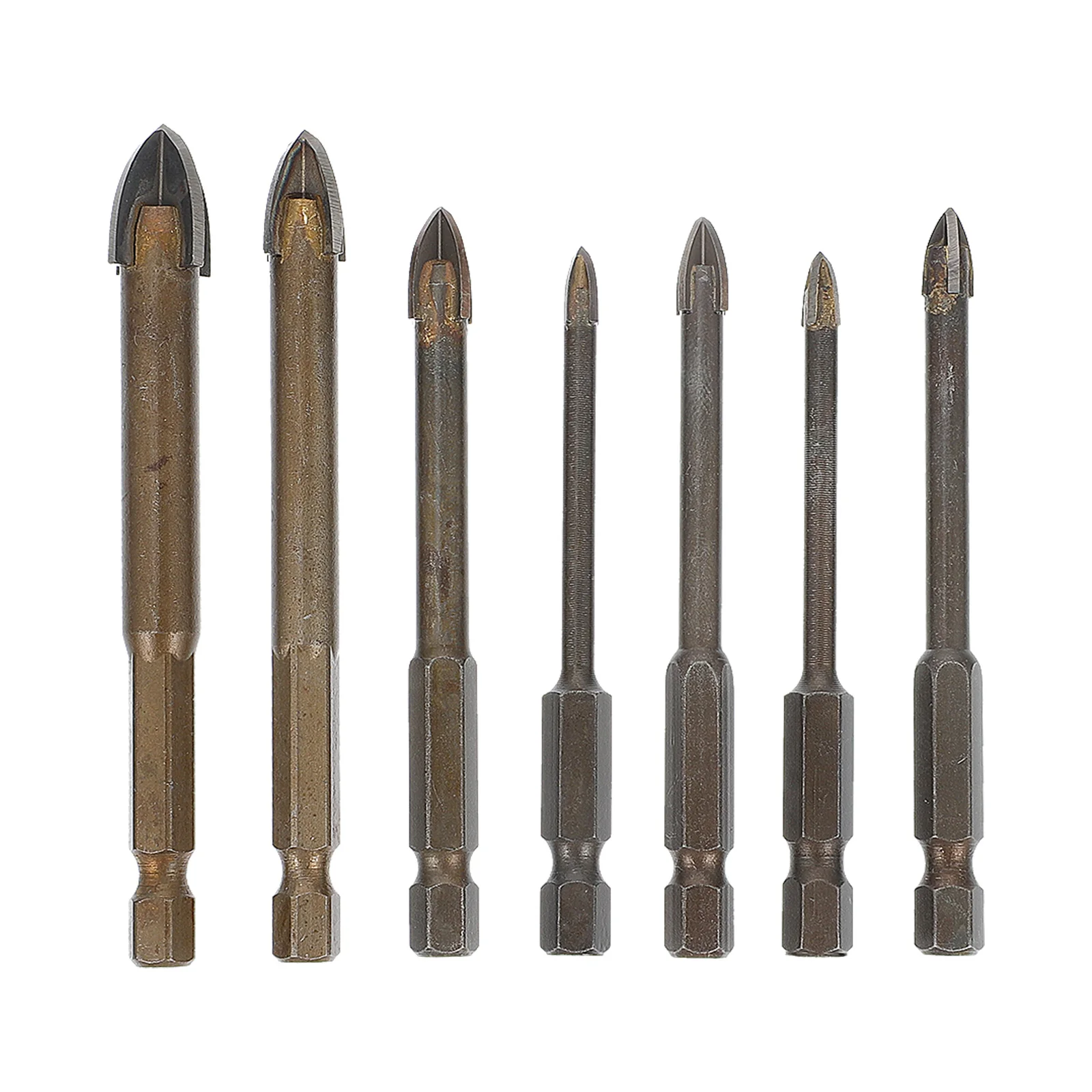 7Pcs Tile Hole Openers Practical Drills Ceramic Glass Marble Concrete Drilling Supplies Precision Production Practical Drills