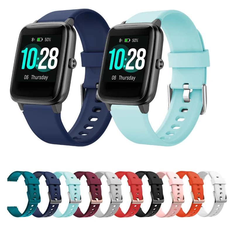 سوار سيليكون لـ Amazfit Active ، إكسسوارات عالمية أصلية ، حزام خارجي للرجال والنساء ، إكسسوارات رسمية ، 19 دولارًا ، ID205L