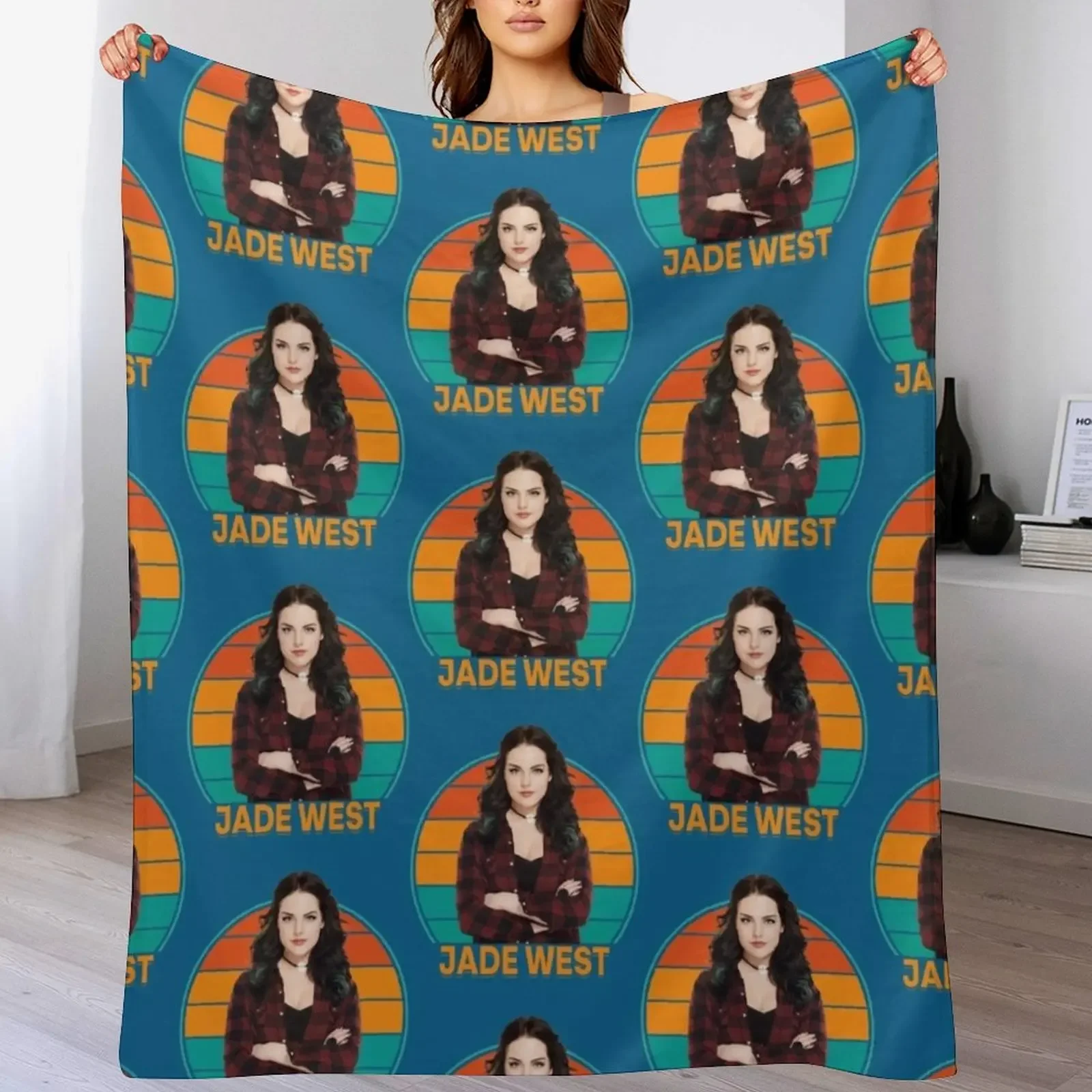 Jade West Jade West Jade West Throw Blanket Reusable Durable Soft Blanket for All Seasons