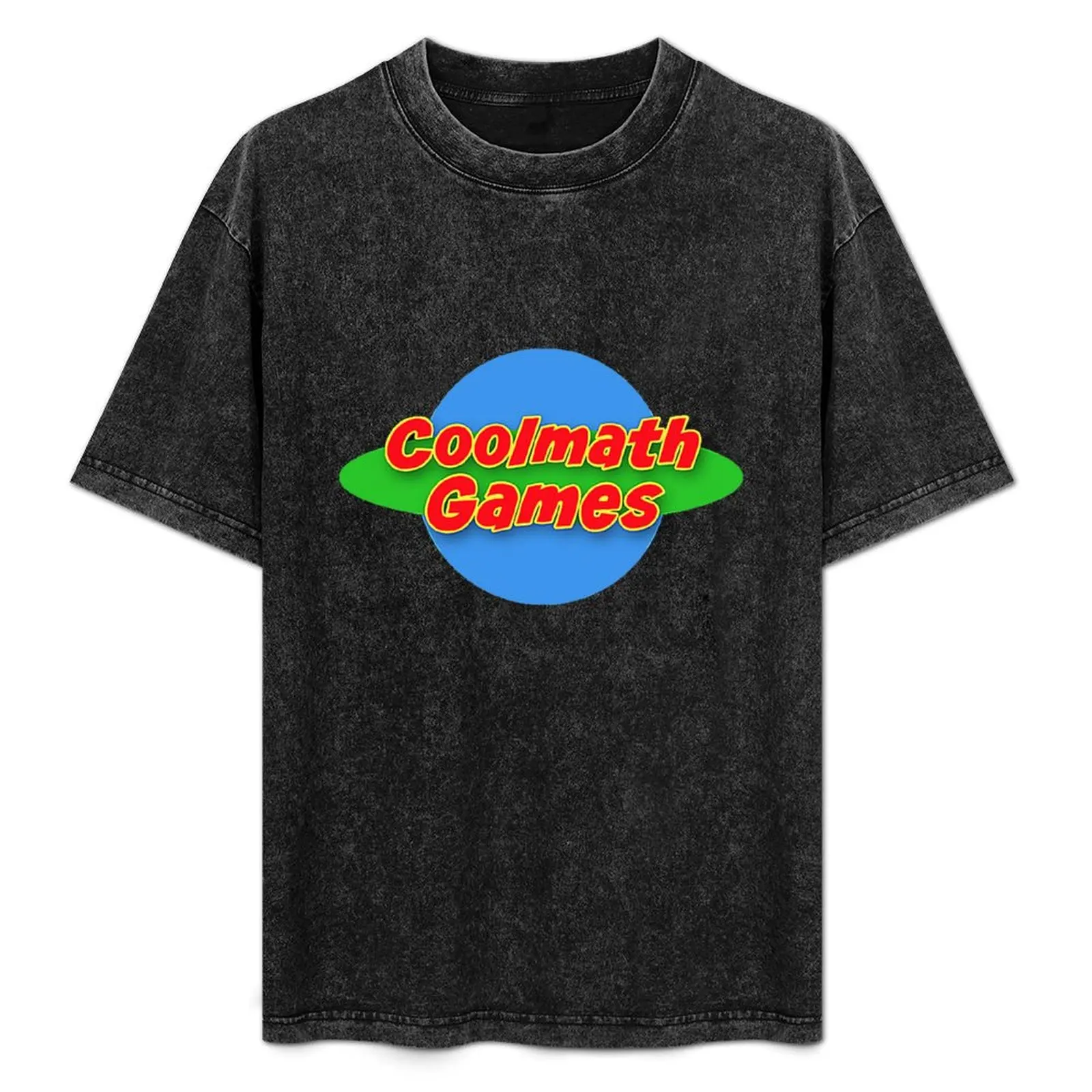 

Coolmath Games Planet T-Shirt Urban Casual Loose Fit Tee