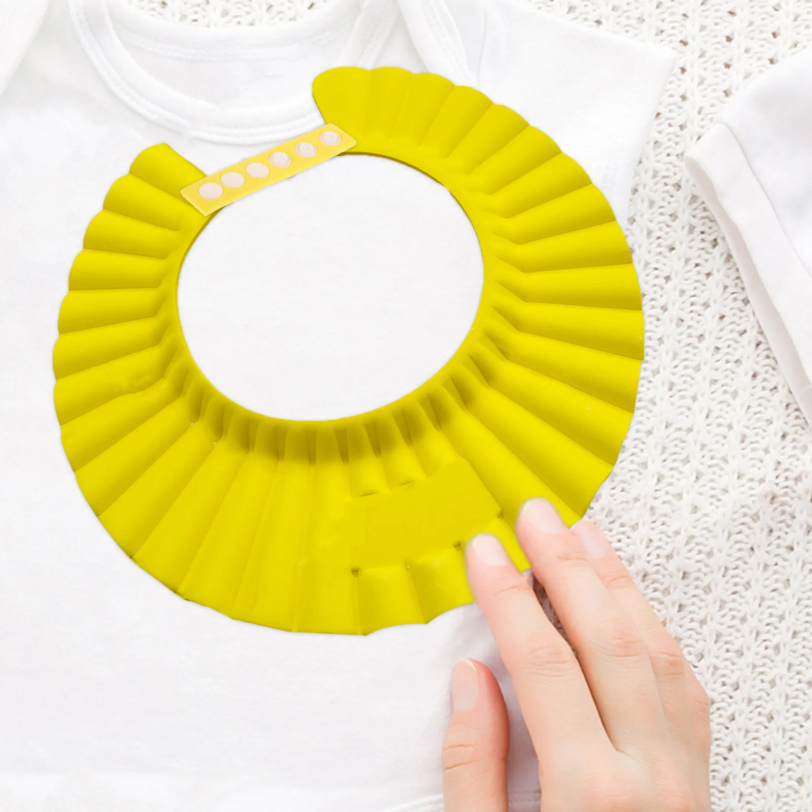 10Pcs Bath Hat Adjustment Strap Extension Strip for Shower Caps Baby Safe Soft PP Silicone Material Adjustable Comfortable