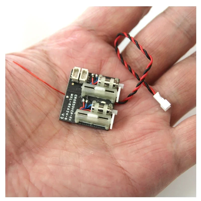 MXL-RX62H V2 V3 Receiver Integrated Dual Servo Compatible with Frsky DMS2 FUTABA SFHSS