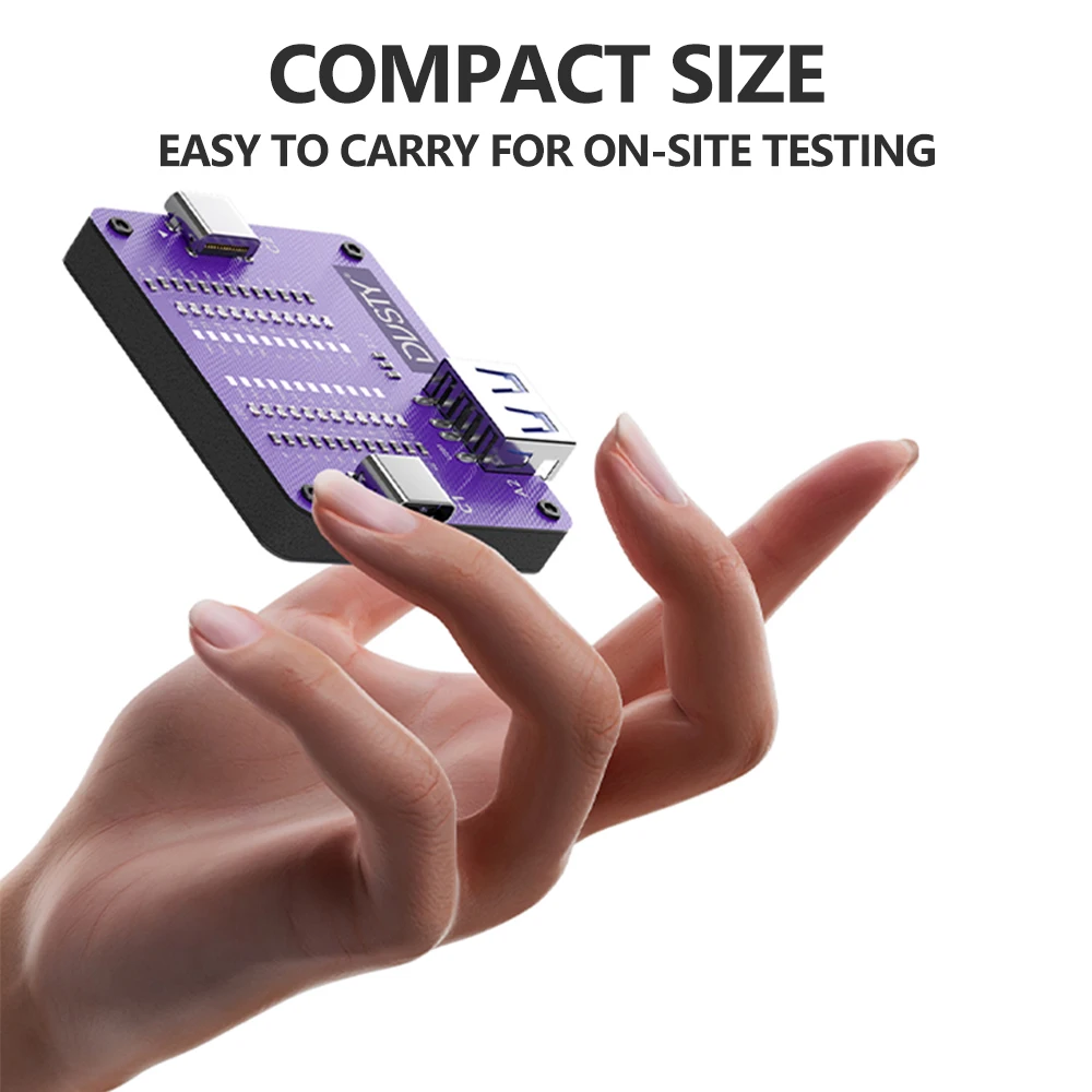 DUSTY TC-24 Type-C Cable Tester Supports Type-C/USB Interfaces for Apple Android Devices Type-C/USB Interface Cable Testing Tool