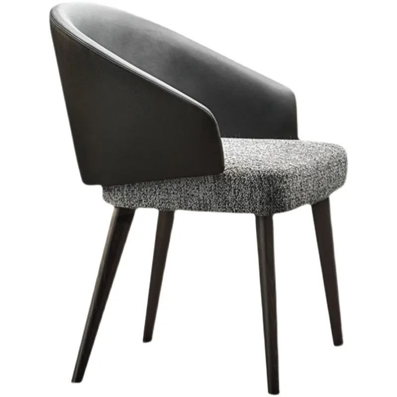 Factory Direct 2026 Italian Dining Chair Modern Simple Home Solid Wood Chair Modern Casual Restaurant