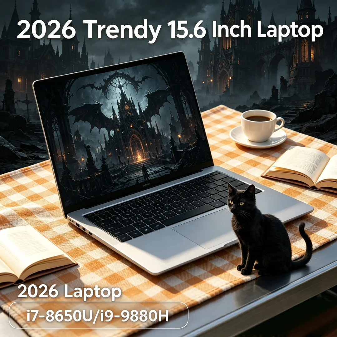 

Epochal 2026new 15.6 Inch FHD Scintillant Ultrathin Laptop I7 8650U/i9 9880H Win11 DDR4 16GB/32GB SSD Occult Multinational