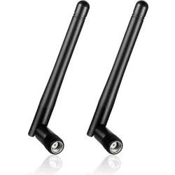 2pcs 2.4G 5.8G Folded Wifi Stick Antenna Bluetooth Module Zigebee Aerial High Gain 3dBi