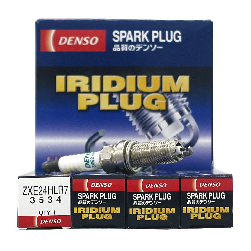 

4Pcs ZXE24HLR7 Denso Spark Plug 3534 for Volvo S60 S80 S90 V40 V60 V70 V90 XC40 XC60 XC90 T4 T5 T6 B4 B5 B6 T8 2.0 2013-2023