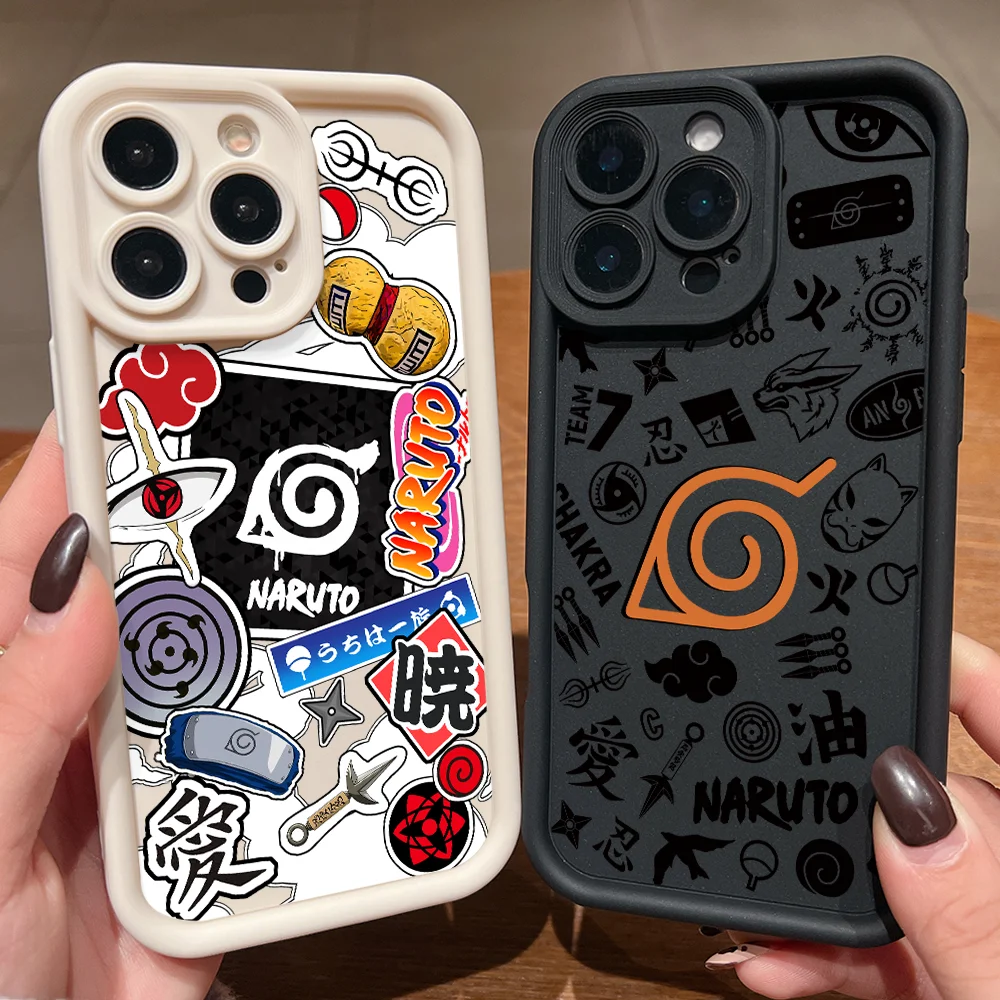 Чехол для телефона с темными узорами Naruto для Xiaomi Poco X7 X6 X5 X3 NFC M7 M6 F7 Ultra F5 F4 F3 GT Pro 4G 5G, мягкий чехол