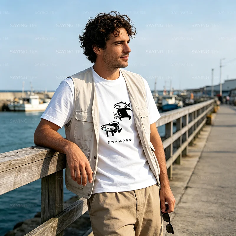Herren-T-Shirt „No Balance“ mit humorvoller Grafik – Lässiges Streetwear-Kurzarm-T-Shirt mit Spruch, Y2k-Cartoon-Comic, Damen- und Herrenkleidung, Oberteile – Detail 7