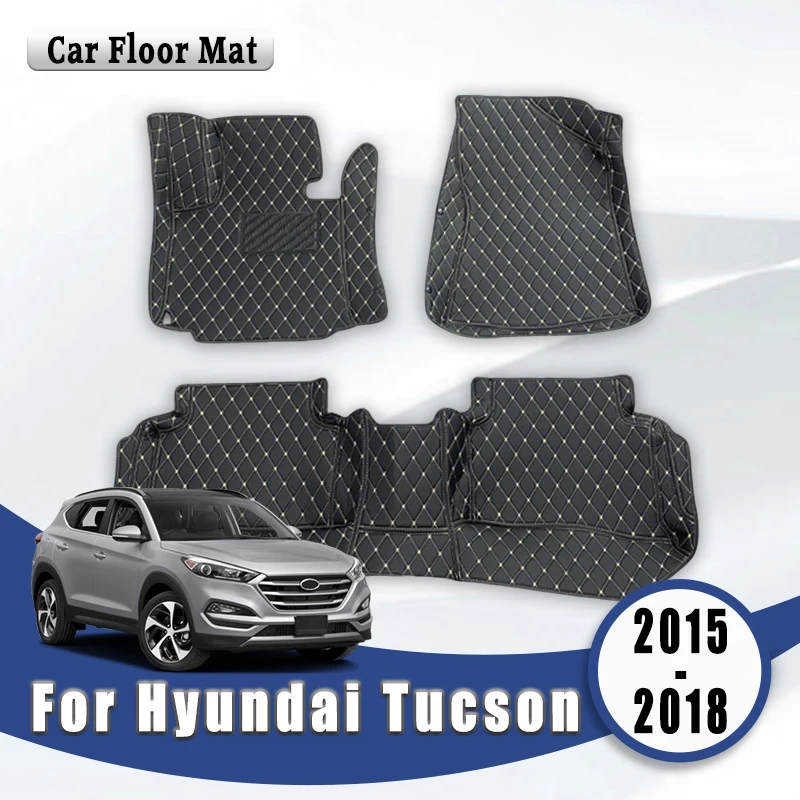 

Автомобильные коврики для Hyundai Tucson 2018 2017 2016 2015, аксессуары для салона автомобиля, ковры, Стайлинг, защитные продукты, чехлы на заказ